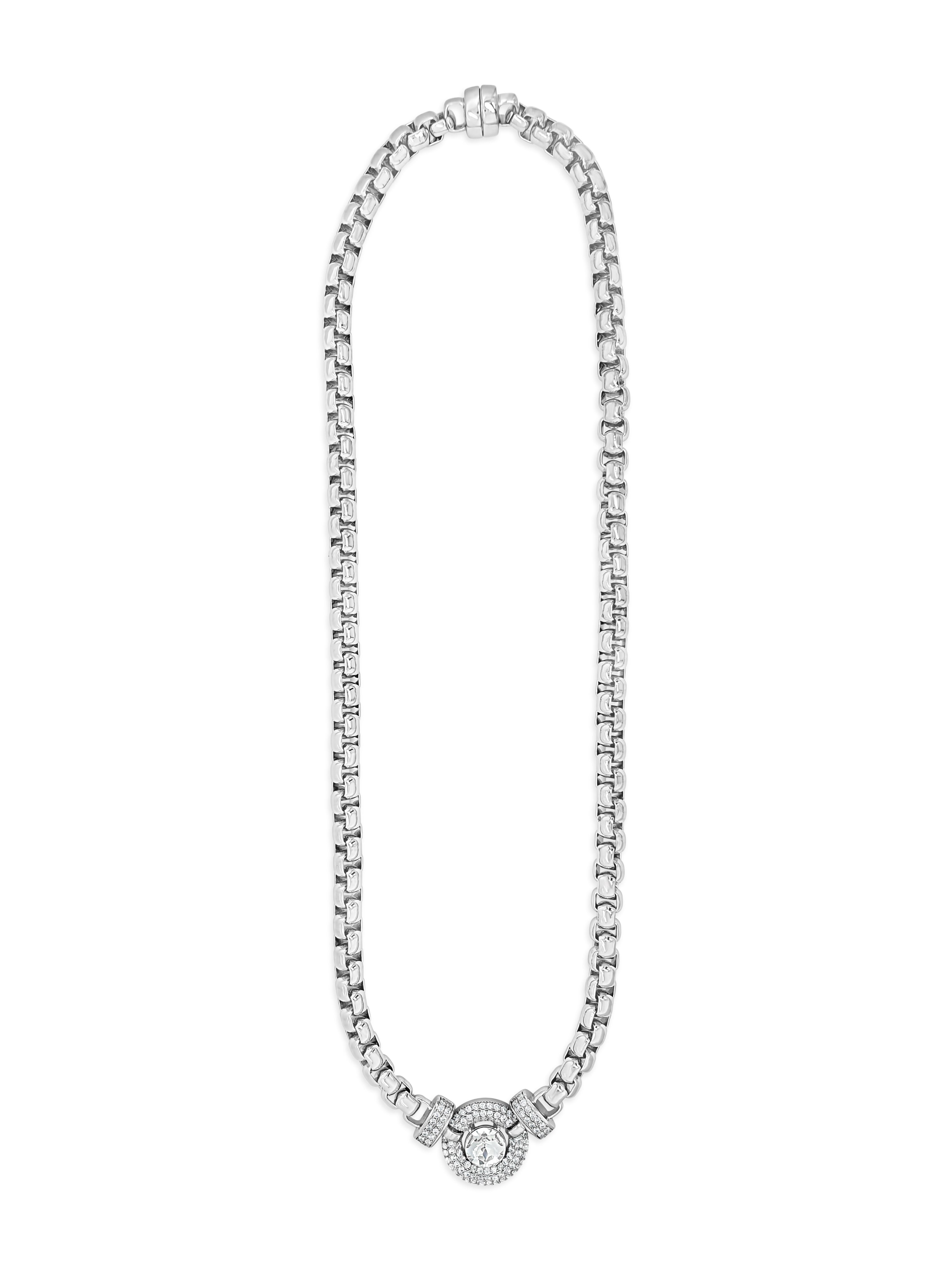 chunky silver statement chain with magnetic clasp ireland